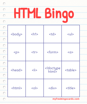 Free Printable and Virtual School Bingo Cards and Games