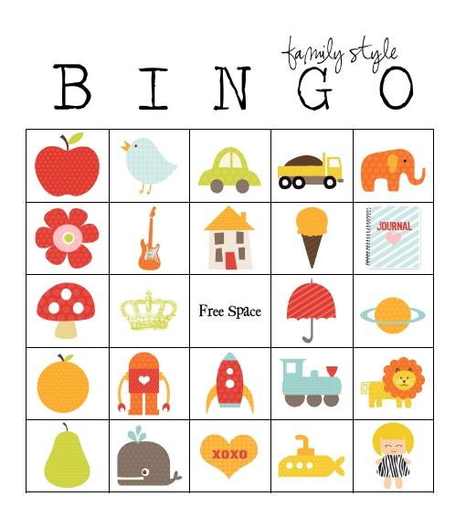 49 Printable Bingo Card Templates
