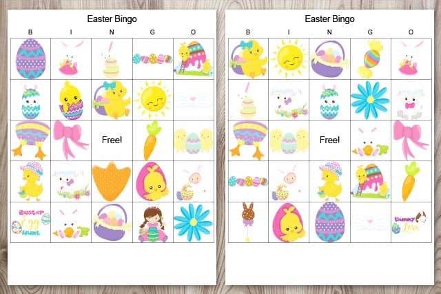 Free Printable Easter Bingo (secular and religious versions) - The ...
