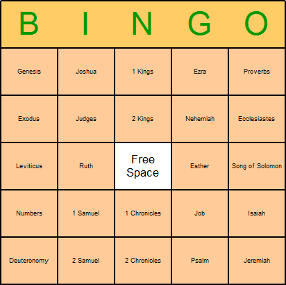 Bible Bingo Game Cards - 7 Free PDF Printables | Printablee