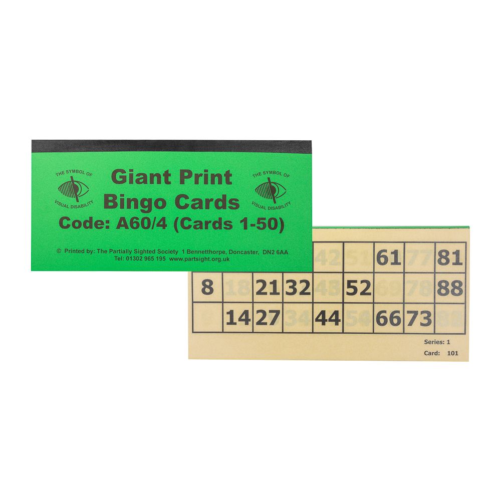Giant Bingo Cards