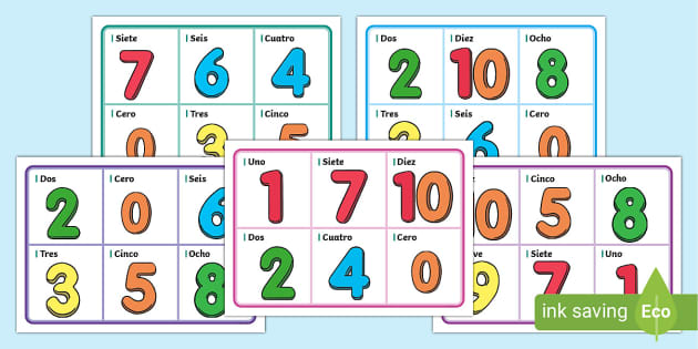 printable bingo cards in spanish