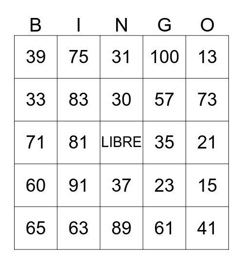 printable bingo cards pictures