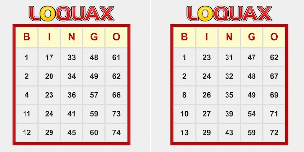 Free Bingo Cards - Print Your Own Bingo Tickets