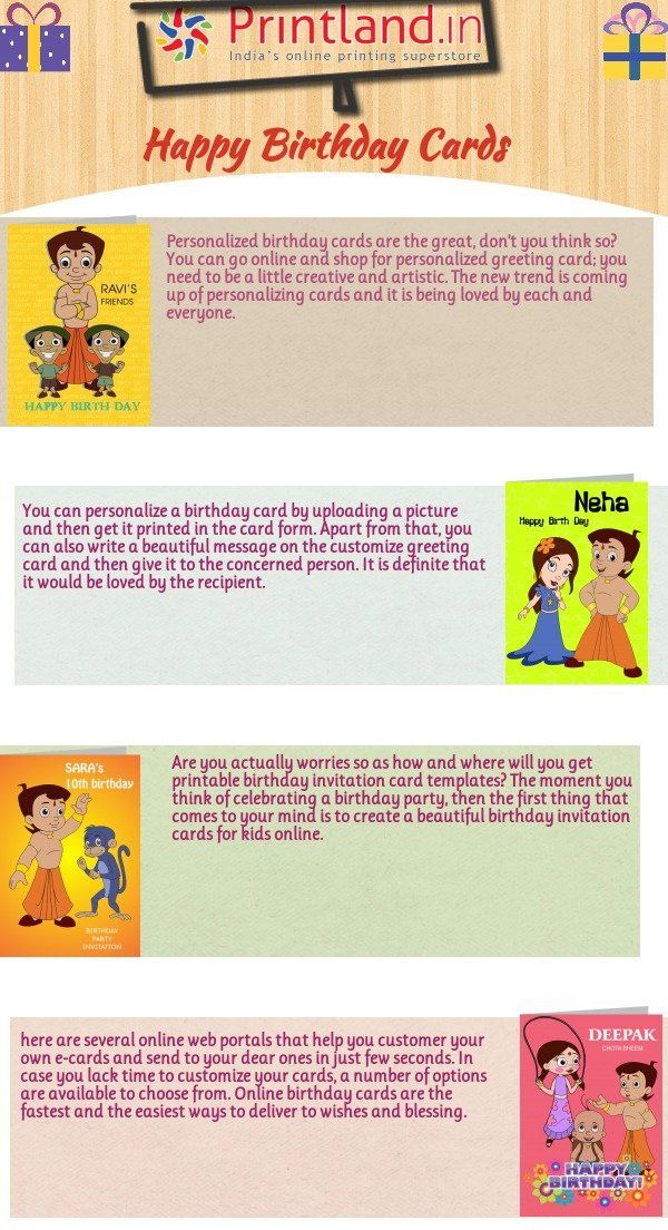printable birthday card design online