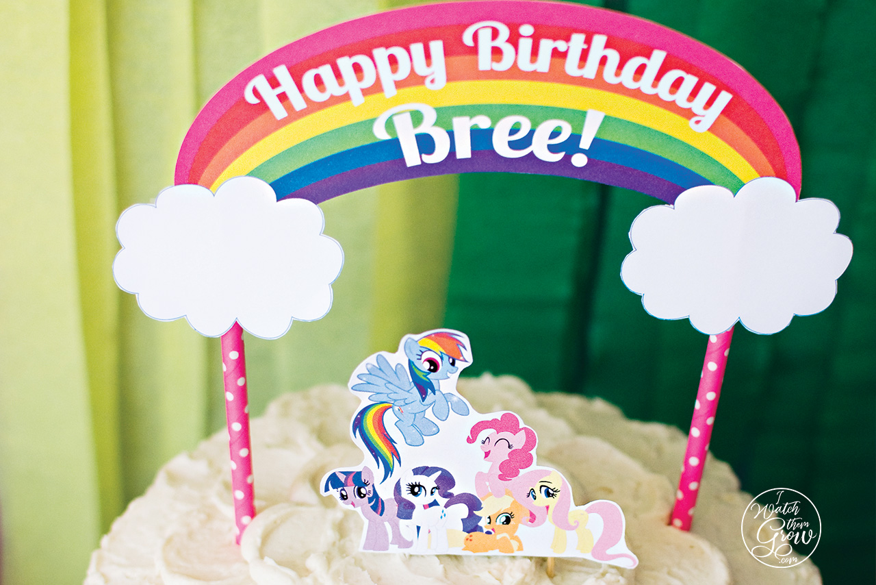 printable birthday card my little pony