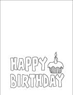DIY Birthday Card Free Printable Template | Student Handouts