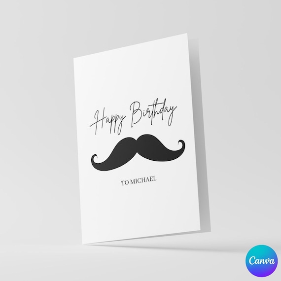 printable birthday card outline