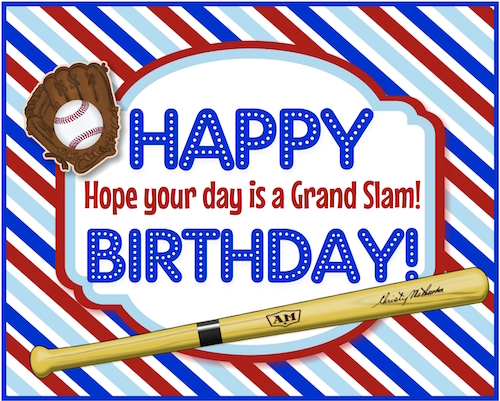 printable birthday cards baseball