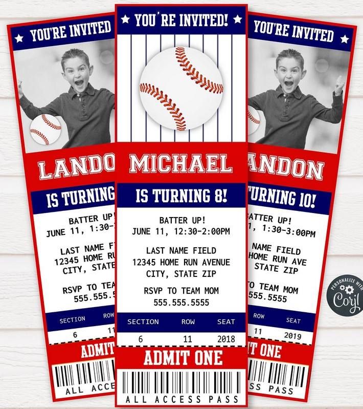 printable birthday cards baseball
