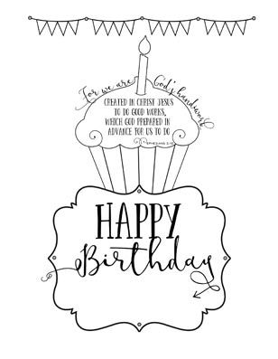 printable birthday cards christian