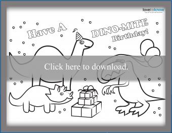 printable birthday cards dinosaur free