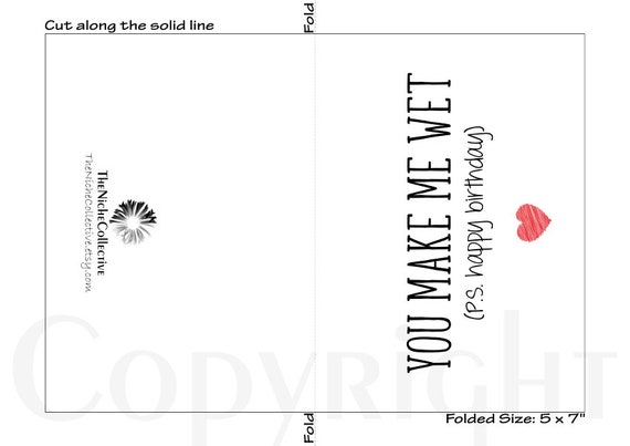 printable birthday cards dirty