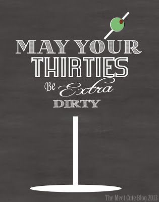 30th Birthday Card - Free Printable