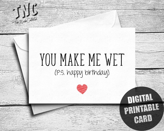 Dirty Birthday Card | Printable | Naughty Birthday Card Him | Sexy Birthday  Card Husband | Funny Birthday Card Boyfriend | Lesbian Birthday
