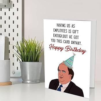 printable birthday cards for boss from staff