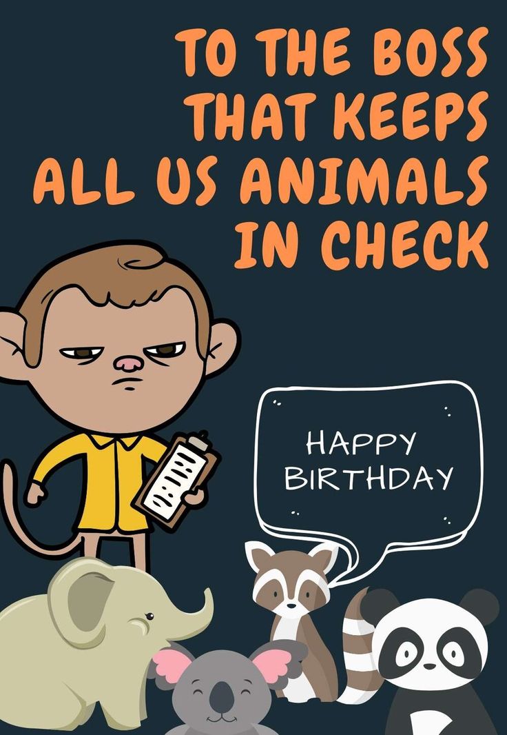 printable birthday cards for boss from staff