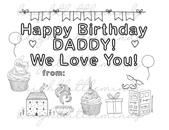 printable birthday cards for dad