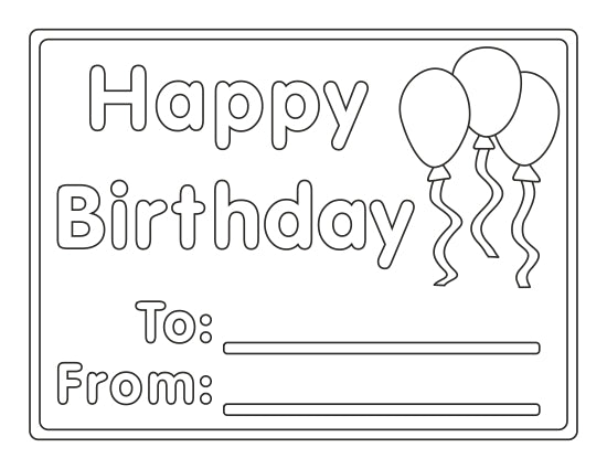 printable birthday cards for kids