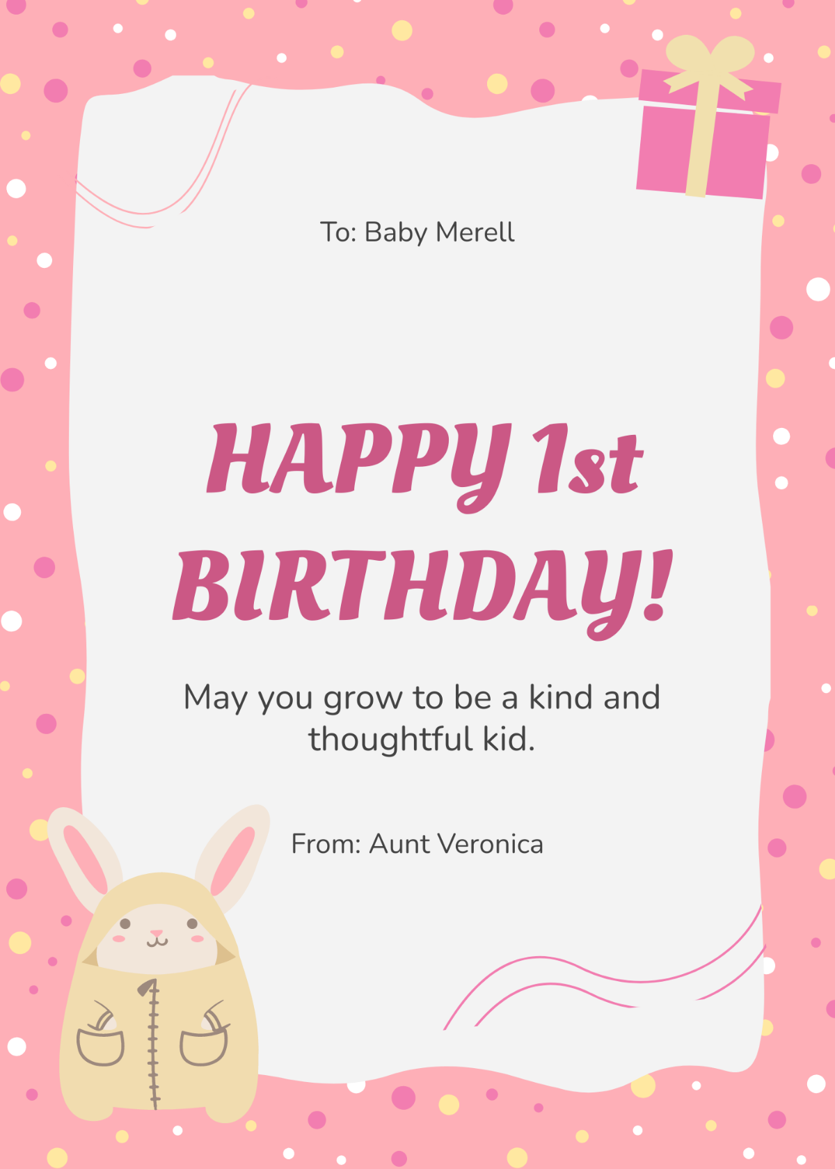 free-1st-birthday-card-templates-examples-edit-online-worksheets-library for 1st Birthday Card Printable Free FREE 1st Birthday Card Templates & Examples - Edit Online ... - Worksheets Library for 1st Birthday Card Printable Free