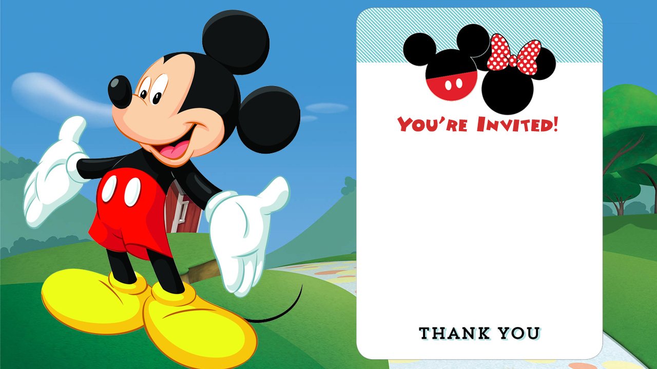 Free Disney Printable Birthday Invitations - Download Hundreds ...