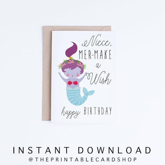 printable birthday cards niece