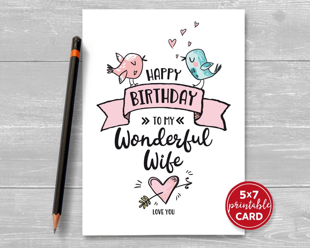 printable birthday cards romantic