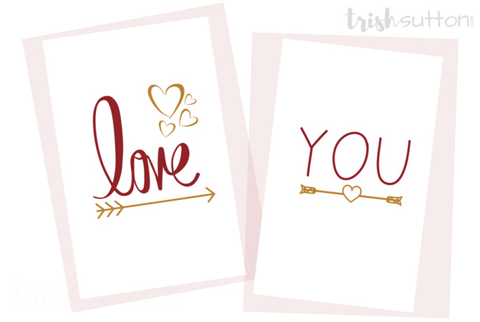 Free Printable Love Cards featuring Owls
