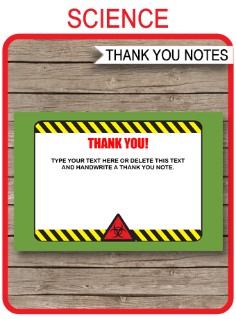 printable birthday cards science