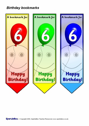 printable birthday cards sparklebox