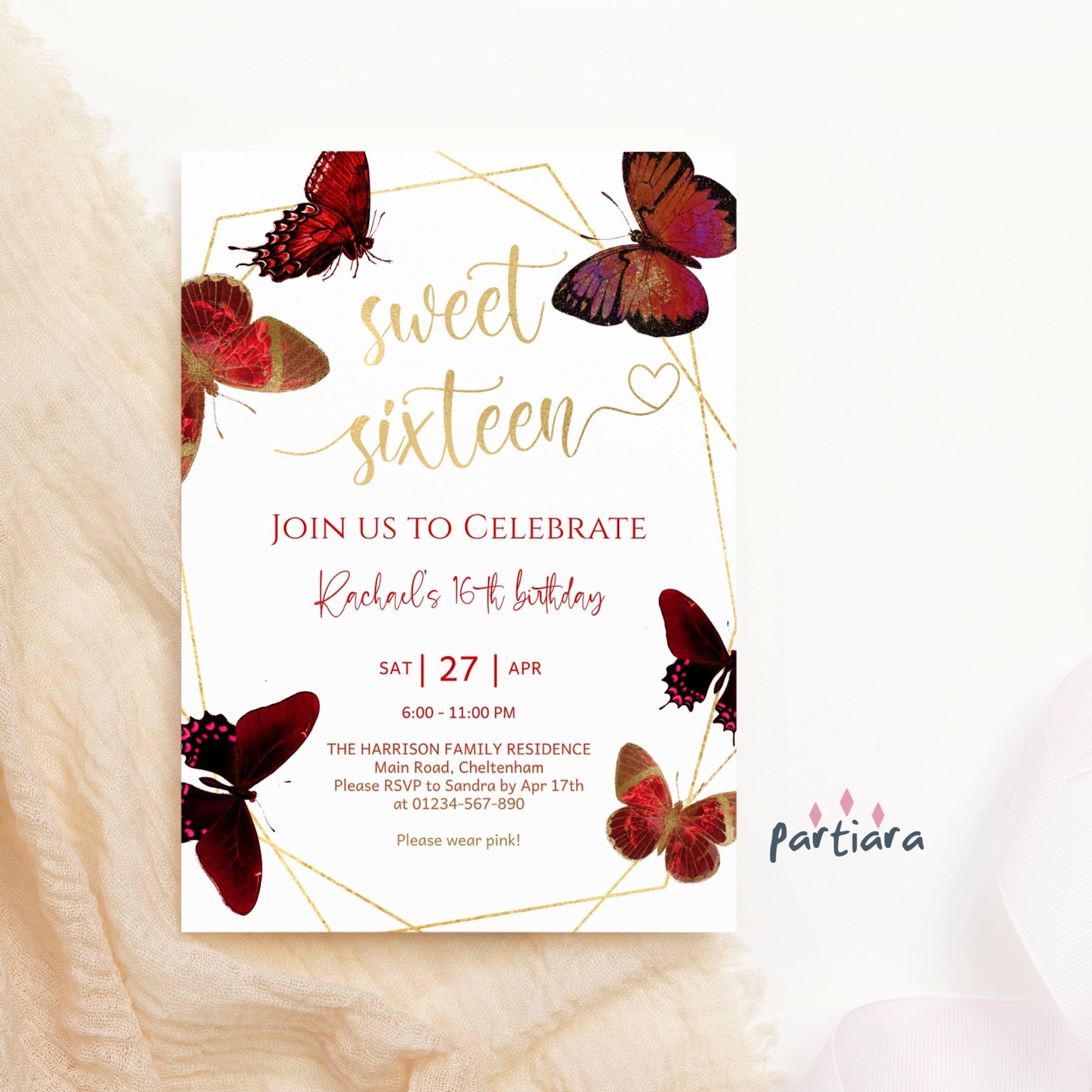 printable birthday cards sweet 16