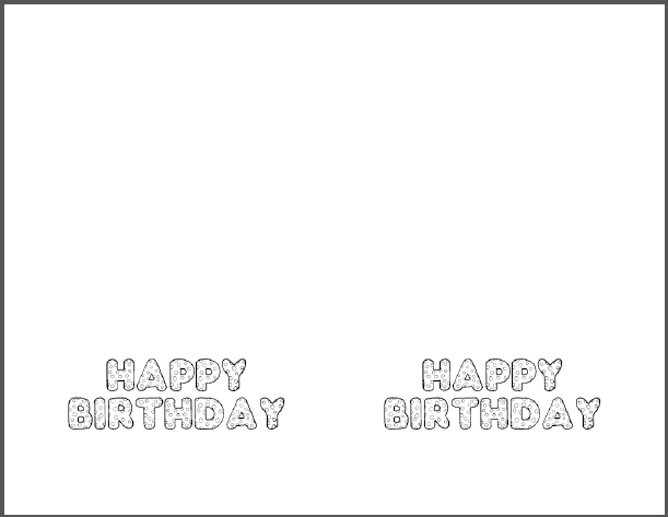 Printable Birthday Card, Digital Downloadable Happy Birthday Card ...