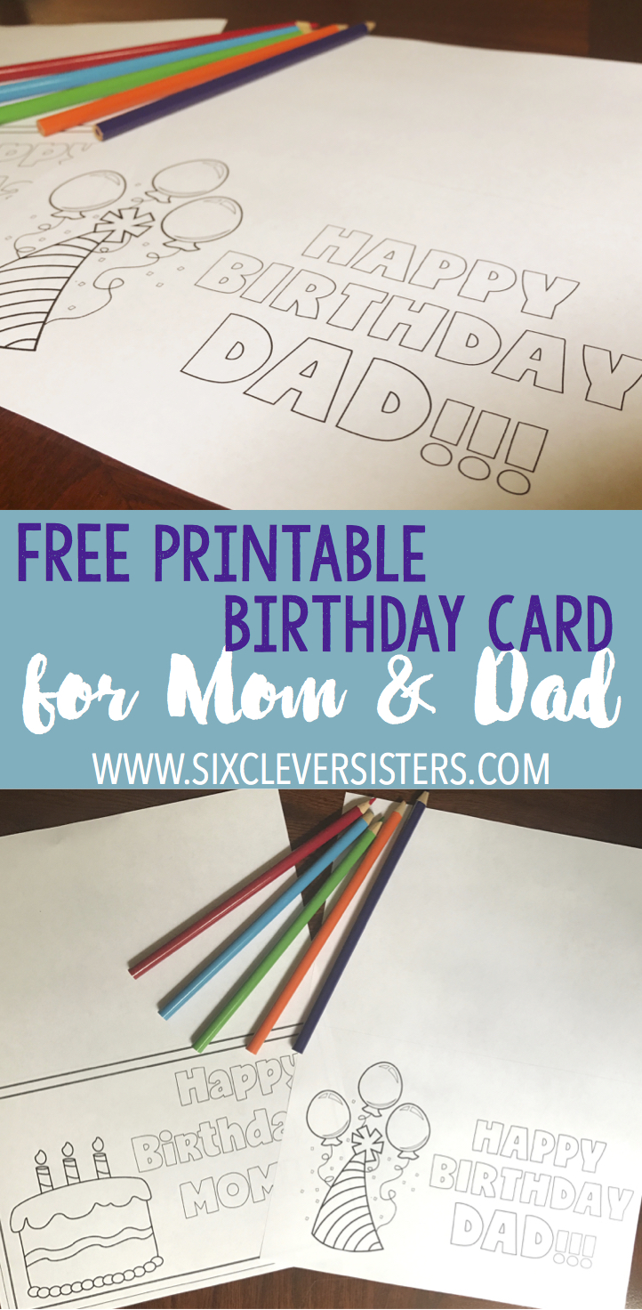 Birthday Cards For Dad - Customize &  Download or Print