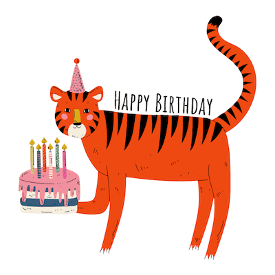 printable birthday cards with cats