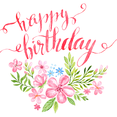 printable birthday cards with flowers