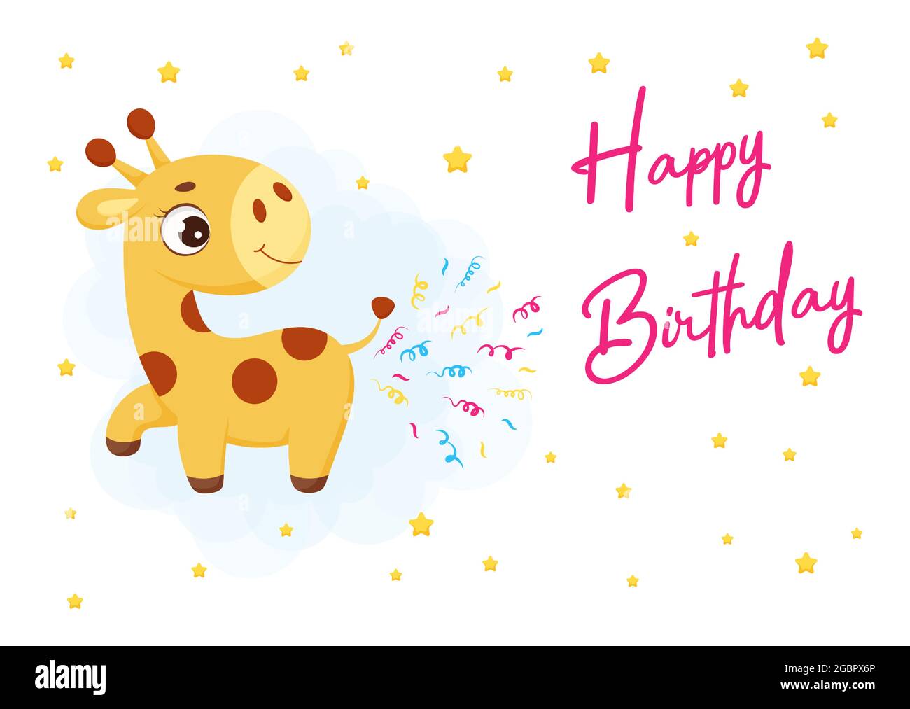 printable birthday cards with giraffes