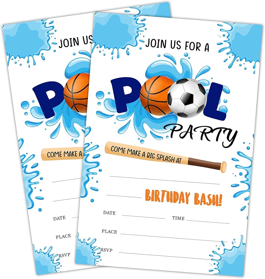 printable birthday invitation cards with envelopes