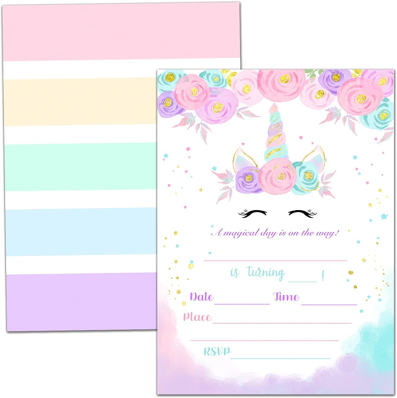 printable birthday invitation cards with envelopes