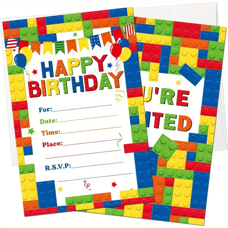 printable birthday invitation cards with envelopes