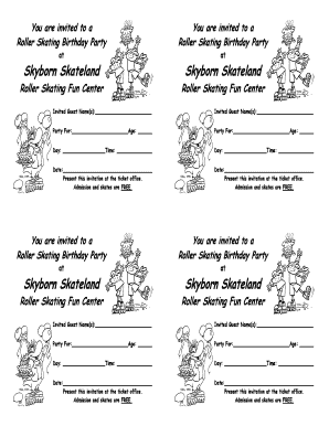 printable birthday invitation maker