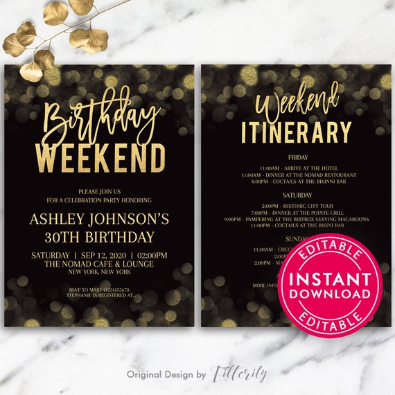 printable birthday invitation maker