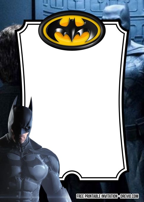 8+ FREE Batman Birthday Invitation Templates