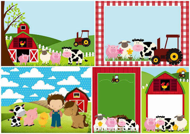 printable birthday invitations farm
