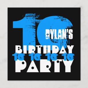 printable birthday invitations for 10 year old boy