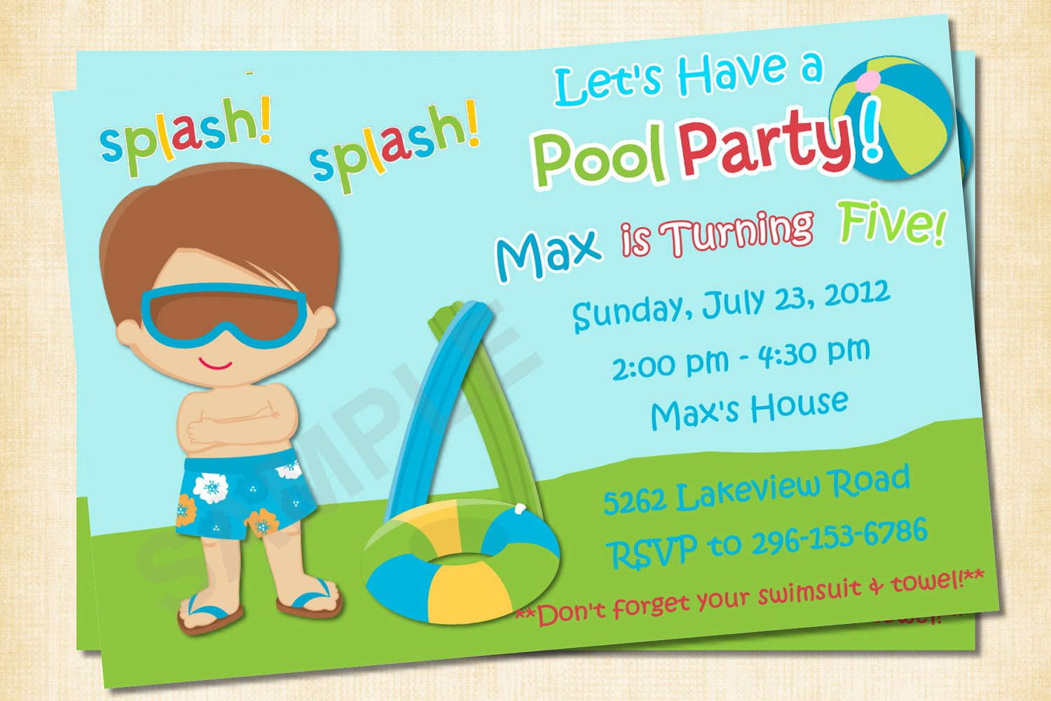 Free Printable Birthday Invitations For Boys - Download Hundreds ...