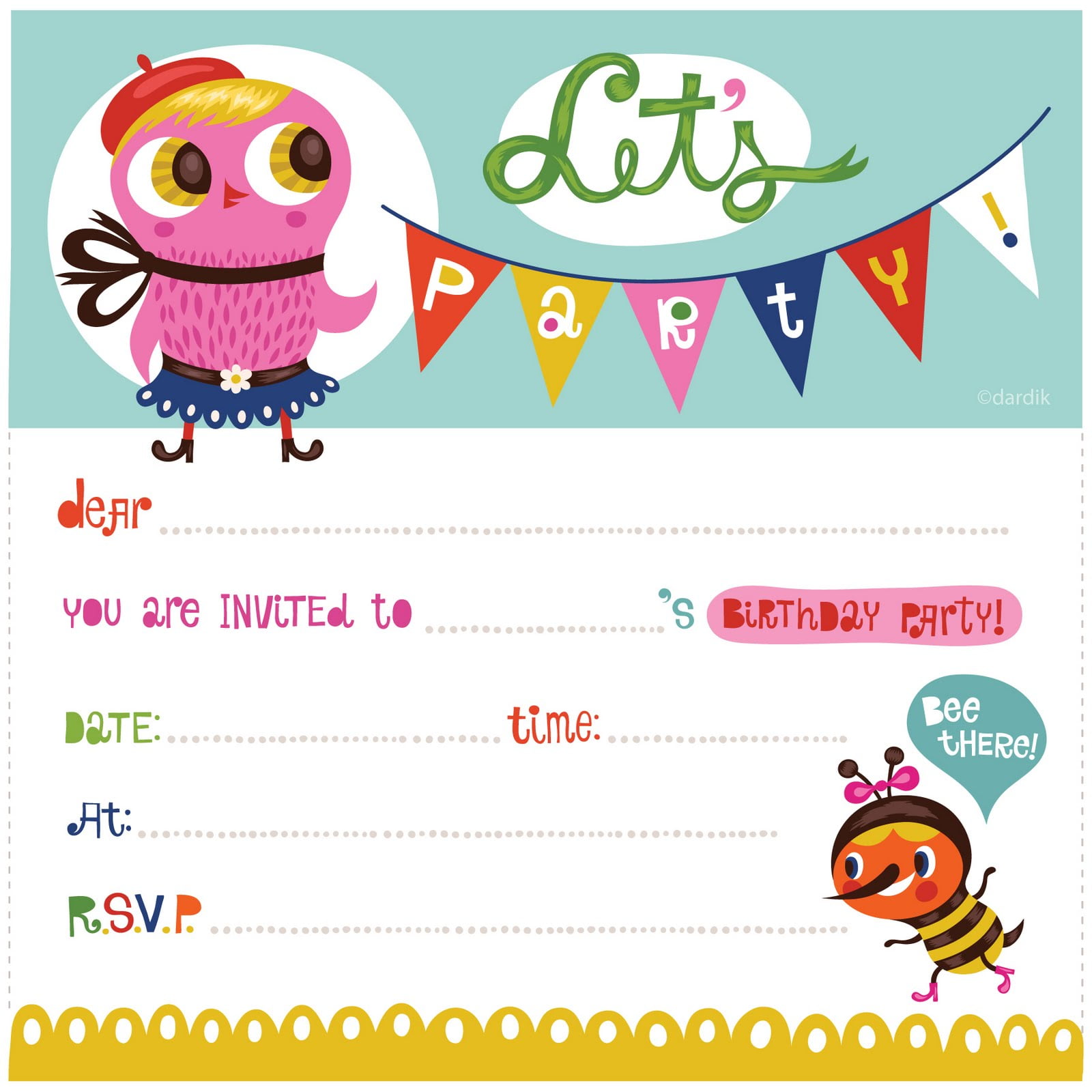 printable birthday invitations for boy free