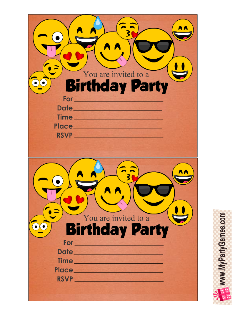 printable birthday invitations for boy free