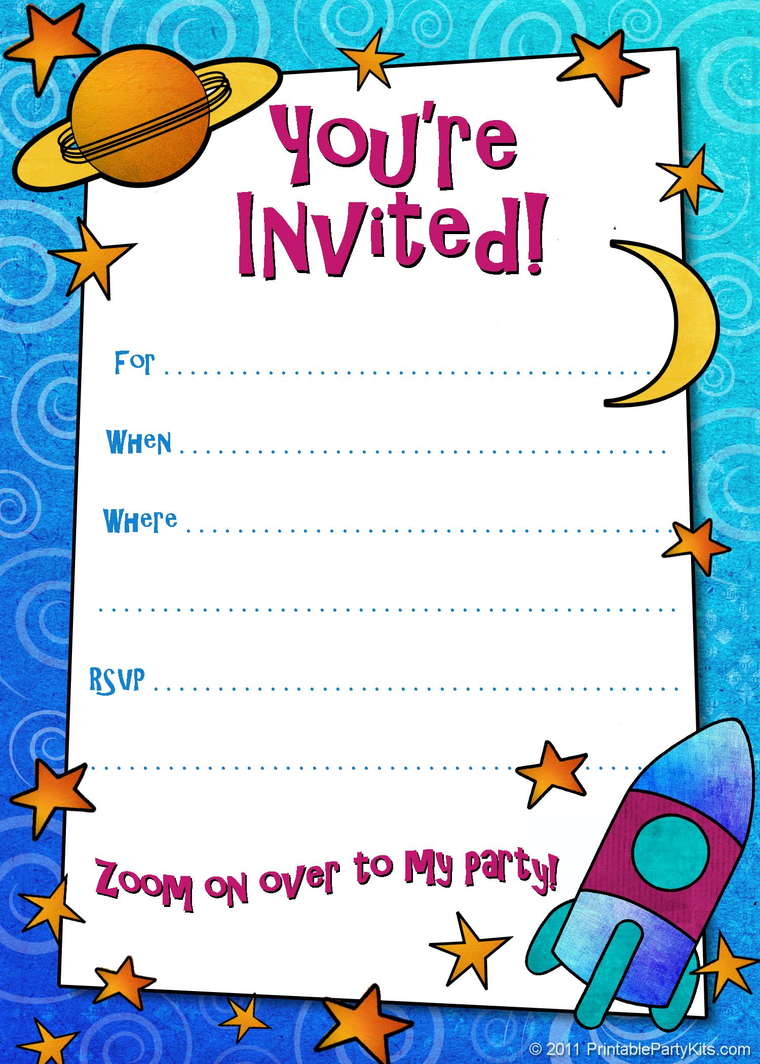 printable birthday invitations for boy free