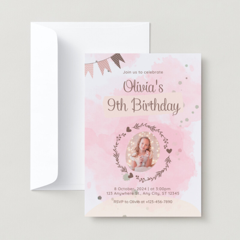 Free, printable, editable kids party invitation templates 