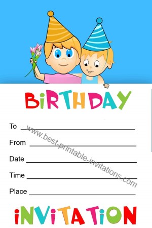 printable birthday invitations for tweens